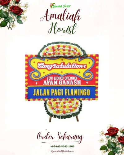 Bunga Papan Congratulation di Wonoroto